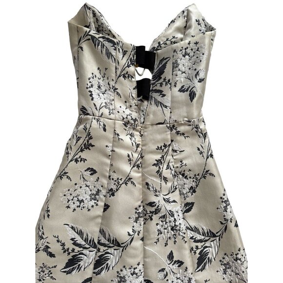 Zimmermann Dress Size 0 Floral Off White Cream Evening Gown - Picture 6 of 7